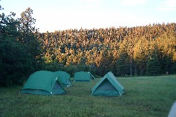 Campsite at Bear Caves